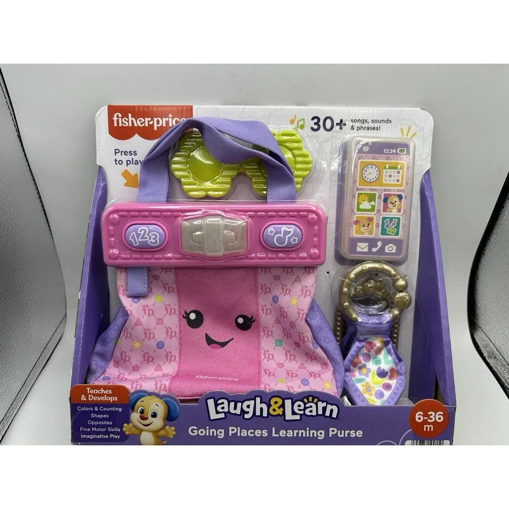 Rare Fisher-Price Laugh & Learn‎ Pretty Learning Purse Ages 6-36 Months *NIB NEW